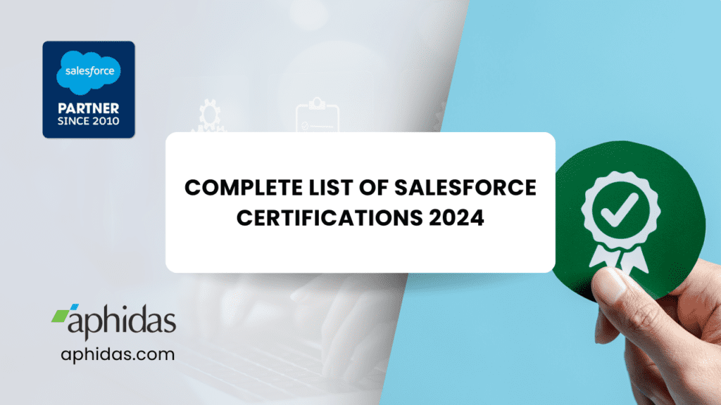 Complete List of Salesforce Certifications 2024