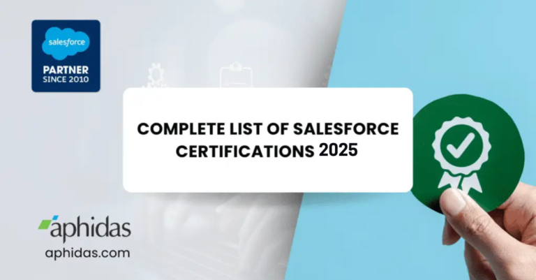 List of Salesforce Certifications